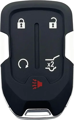 Miniatura 8 de Estuche de reemplazo para llavero de Chevy Suburban Tahoe 2015 2016 2017 2018 2019 2020 GMC Yukon Entrada sin llave Llavero remoto inteligente Negro
