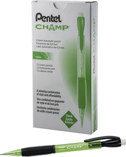 Miniatura 7 de Pentel Champ Starter Set con lápiz automático con plomo, (0.020 in), surtido, paquete de 2 (A2CBP)