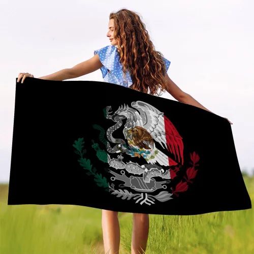 Miniatura 5 de Banderas de México 3x5 pies, bandera mexicana divertida para el hogar, patio, casa, jardín, banderas para fiestas navideñas, decoraciones interiores