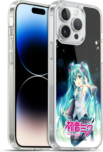Miniatura 181 de Head Case Designs Licencia Oficial Hatsune Miku Gráficos Lindos Carcasa de Gel [Protección de Grado Militar] Compatible con Apple iPhone 7