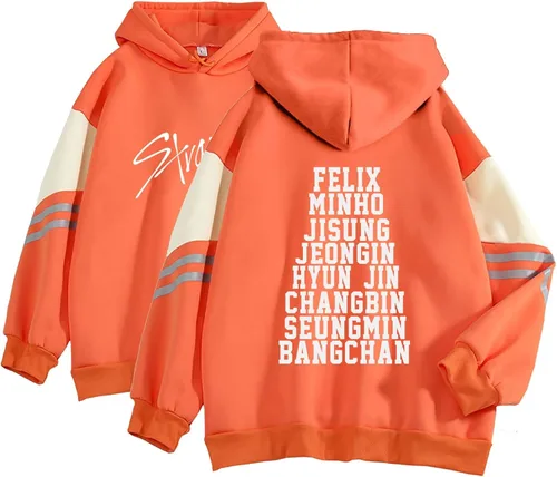 Miniatura 14 de JUNG KOOK SKZ Hoodie Felix Hyunjin Bangchan New Album Star Concert Sweater Support Sweatshirt Shirt Skz Merch for Women