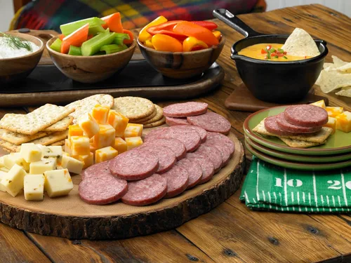 Miniatura 2 de Johnsonville Salchicha de Verano de Carne 1/20oz, Buena Fuente de Proteína, Ideal para Embutidos y Quesos