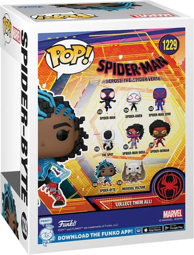 Miniatura 3 de Funko POP! Vinyl: Spider-Man: Across The Spider-Verse - Spider-Byte - Spider-Man - Figura de vinilo coleccionable - Idea de regalo - Producto