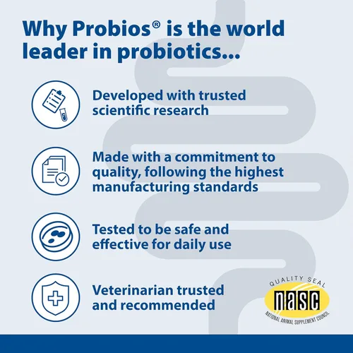 Miniatura 8 de Probios Probiocin - Gel oral para mascotas para perros y gatos, suplemento probiótico para apoyo digestivo e inmunológico, tubo de 0.51 onzas
