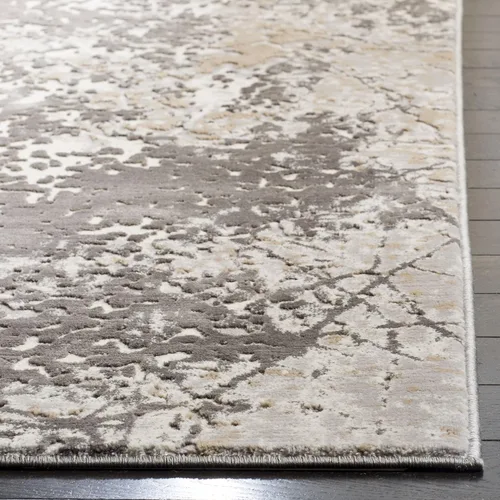 Miniatura 4 de SAFAVIEH Vogue Collection - Alfombra de área de 5 pies 1 pulgada x 7 pies 6 pulgadas, color crema y beige, diseño abstracto moderno, no desprende