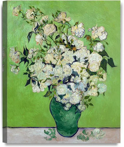 Miniatura 37 de Serie de pinturas de Vincent Van Gogh (favoritos). Reproducción de arte clásico de Van Gogh, impreso en lienzo Noche estrellada