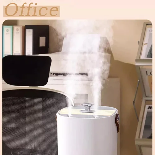 Miniatura 4 de Humidificador para dormitorio, humidificador portátil de niebla fría de 1.2 L, humidificador de escritorio USB, con luz nocturna cálida y diseño