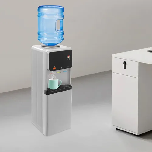 Miniatura 4 de Dispensador de agua fría y caliente de carga superior, dispensador de enfriador de agua para botellas de 3 o 5 galones, máquina de agua con bloqueo