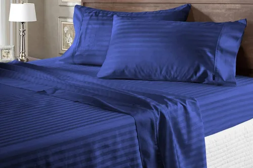 Miniatura 16 de SHERA'S BEDDINGS Juego de sábanas de bolsillo extra profundo de 7 a 9 pulgadas, juego de ropa de cama de calidad egipcia California Queen de 60 x 84