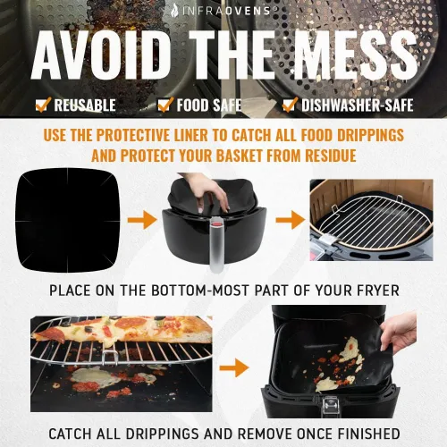 Miniatura 5 de Accesorios para freidora de aire compatibles con Ninja Foodi Grill 5 en 1, Instant Pot, Gourmia, Chefman, Power Vortex, parrilla PowerXL + más