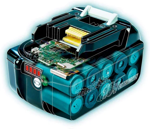 Miniatura 4 de Makita BL1850BDC2 - Batería de iones de litio LXT® de 18 V y cargador óptimo rápido (5.0 Ah) con paquete de inicio