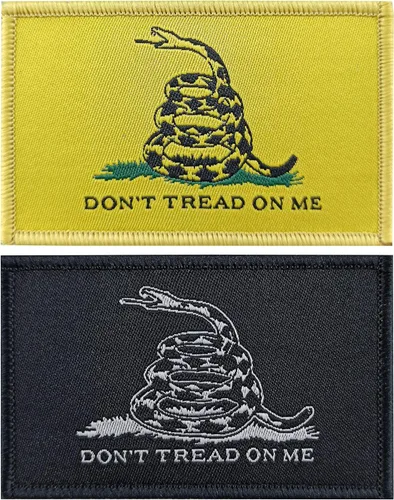 Miniatura 11 de JBCD Paquete de 2 parches de bandera estadounidense, parche táctico de bandera del orgullo para ropa, sombrero, parche militar del equipo Paquete