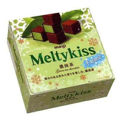 Meltykiss - Té verde matcha chocolate de Meiji de Japón, 2.12 oz