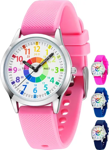 Reloj para niños, relojes para niños de 8 a 12 años, reloj analógico para niños, reloj para niñas, relojes para niñas de 8 a 10 años, 3-5, 4, 7, 5,