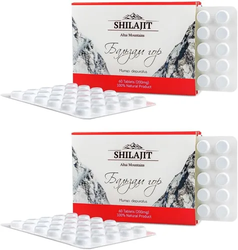 Miniatura 10 de Siberian Green Gotas secas Shilajit Pure de alta calidad Altai Golden Mountains - 120 unidades (200 mg) Auténtico certificado de seguridad y calidad