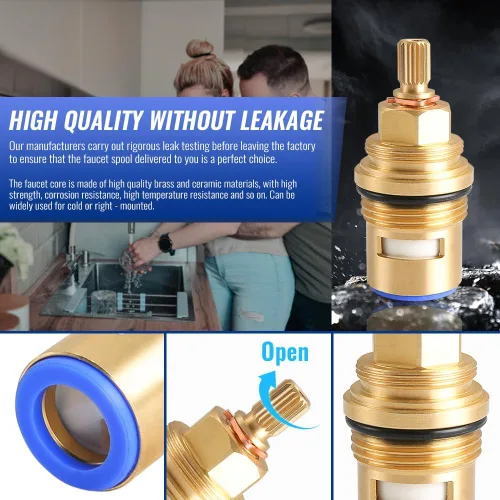 Miniatura 2 de Cartucho de cerámica de repuesto para Grohe 45887000, piezas de repuesto de cartucho de grifo de lavabo de baño, 3/4 pulgadas, uso para válvulas
