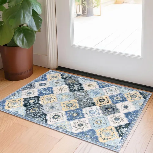 Miniatura 53 de KILOCOCO Alfombra de Pasillo 2x6, Alfombra de Pasillo Marroquí Súper Suave Lavable para Pasillo de Entrada, Alfombra de Cocina de Pasillo de Lana