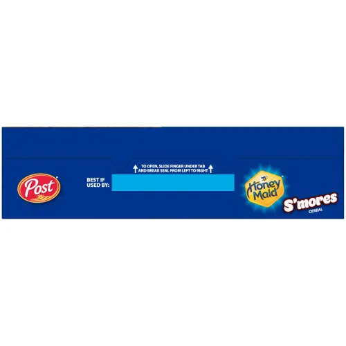 Miniatura 10 de Honey Maid S'mores Cereal para el desayuno, cuadrados de maíz y trigo endulzados, aperitivos crujientes para la mañana, caja de 12.25 onzas