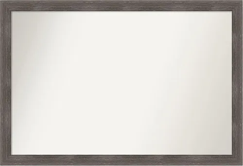 Miniatura 125 de Amanti Art Espejo personalizado, espejo de baño gris plomo a rayas, espejo de pared o espejo de tocador de baño sobre el fregadero