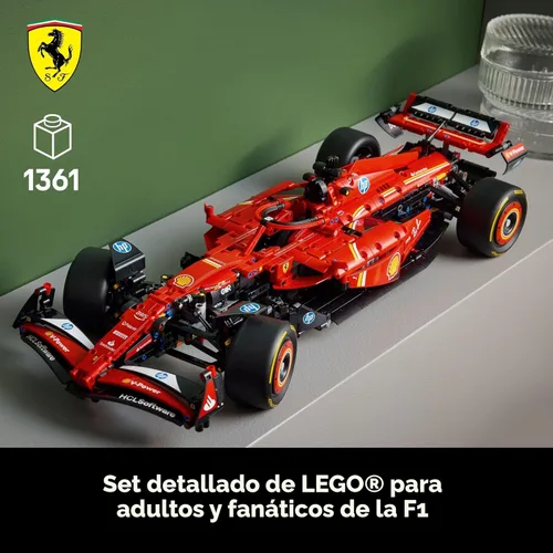 Miniatura 2 de LEGO Technic Ferrari SF-24 F1 - Kit de construcción para adultos, mayores de 18 años con características realistas, manualidades de bricolaje