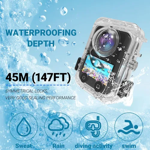 Miniatura 2 de Funda impermeable para DJI Osmo 360 (funda de buceo Osmo 360 - Base magnética)