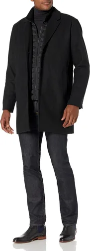 Miniatura 10 de DOCKERS Abrigo de mezcla de lana Henry para hombre (tallas regulares y grandes y altas)