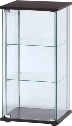 Fuji Boeki 96049 - Estuche de la colección 96049, 3 niveles, ancho 16.7 x profundidad 14.4 x 33.9 pulgadas (16.7 x 14.4 x 33.9 in), marrón, vidrio