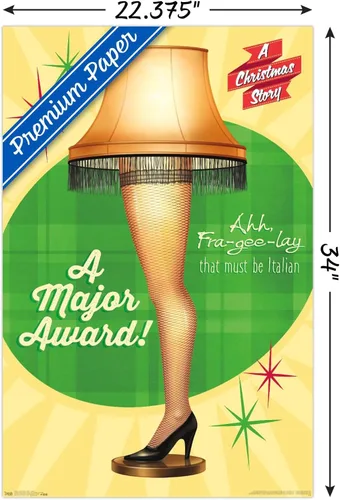 Miniatura 3 de Trends International A Christmas Story - Póster de pared de lámpara, 22.37 x 34.00 pulgadas, versión premium sin marco