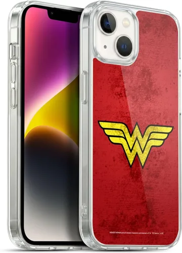 Miniatura 105 de Head Case Designs Funda de gel suave con licencia oficial de Wonder Woman DC Comics Classic Logos compatible con Apple iPhone 7 Plus/iPhone 8 Plus