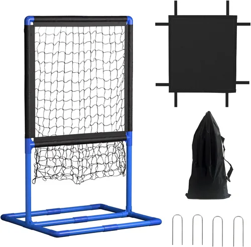 Miniatura 10 de Objetivo de zona de strike de béisbol para bolas de plástico Compatible con entrenamiento de lanzamiento de Wiffle Ball y Blitzball Fácil