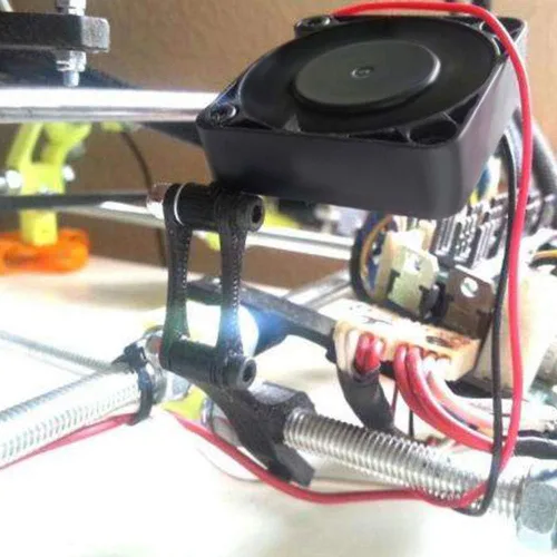 Miniatura 7 de UMLIFE Ventilador de enfriamiento de impresora 3D de 1.575 in x 1.575 in x 0.394 in, ventilador de ventilador de rodamiento de aceite DC 12V