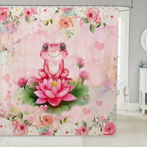 Miniatura 9 de Castle Fairy Cortinas de ducha con hojas de ginkgo, cortina de baño botánica de naturaleza verde, tela de plantas de acuarela, juego de decoración