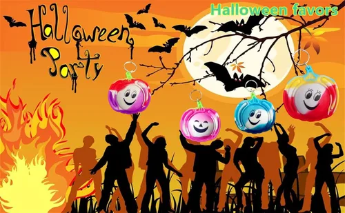 Miniatura 4 de Paquete de 20 mini burbujas para ansiedad de calabaza de Halloween a granel para niños, recuerdos de fiesta y regalos para estudiantes en el aula