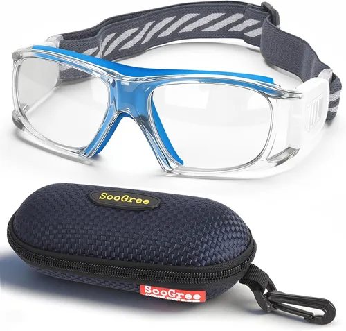 Miniatura 12 de SooGree Anteojos deportivos para hombres y mujeres, para baloncesto, fútbol, deportes, antiniebla, choque, colisión, gafas de uso