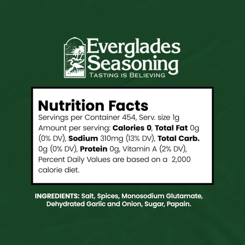 Miniatura 5 de Condimento Everglades para Todo Uso Mezcla Firmada de Hierbas y Especias para un Sabor Sureño Audaz, Perfecto para Carnes, Vegetales, Sopas y Más