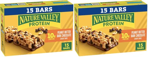 Miniatura 20 de Nature Valley Barras de granola, chocolate amargo con mantequilla de maní, sin gluten, 21.3 oz