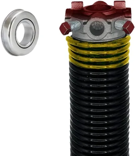 Miniatura 11 de Alcan Muelle de torsión para puerta de garaje, 250 x 1.75 x 35 pulgadas, resortes de torsión para reparación de puertas de garaje, reemplazo