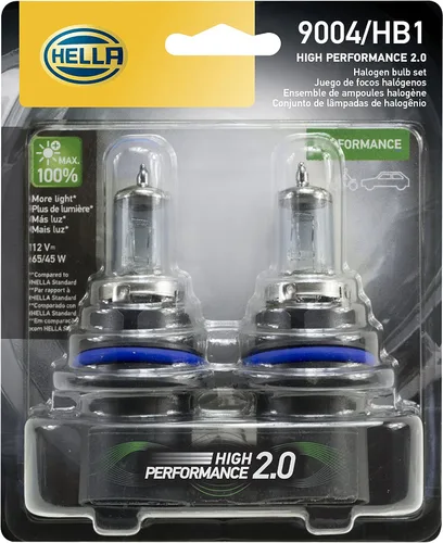 Miniatura 4 de HELLA 9004 - Kit de ampolla doble de 2.0 TB de alto rendimiento, 12 V, 65/45 W, paquete de 2
