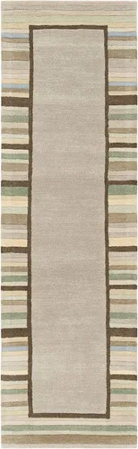 Miniatura 3 de Martha Stewart x SAFAVIEH - Colección de alfombras de área, 2 pies 3 pulgadas x 8 pies, color verde renacuajo, lana y viscosa hechas a mano, ideal