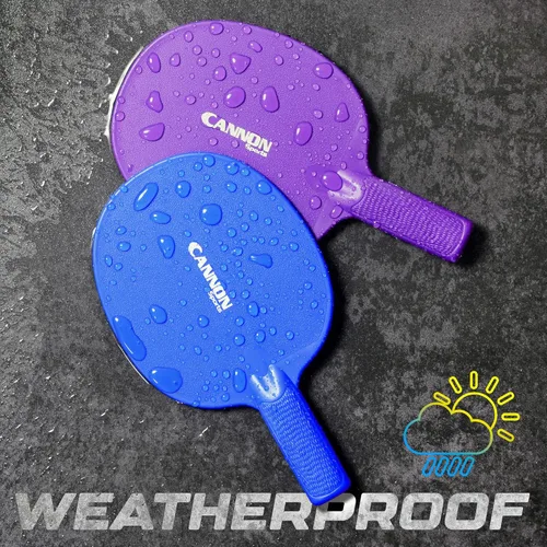 Miniatura 5 de Cannon Sports Unbreakable Table Tennis Paddles - Waterproof & Weather Resistant Table Tennis Rackets for Indoor & Outdoor Use – Textured Easy Grip