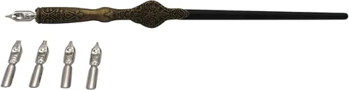 Miniatura 2 de Gullor Juego de bolígrafos de caligrafía - Juego de bolígrafos de inmersión hechos a mano con 18 puntas, bronce