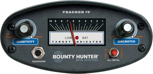 Miniatura 10 de Detector de metales Bounty Hunter TK4 Tracker IV con bobina impermeable de 8 pulgadas y localizador de metales, manual, negro y bolsa de transporte