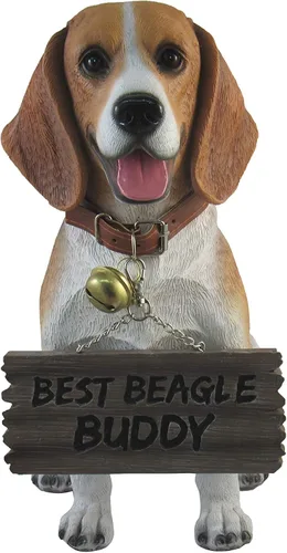Miniatura 12 de DWK Letrero decorativo de bienvenida para perros en el porche delantero, estatua decorativa de bienvenida para el porche delantero Estatuas negro