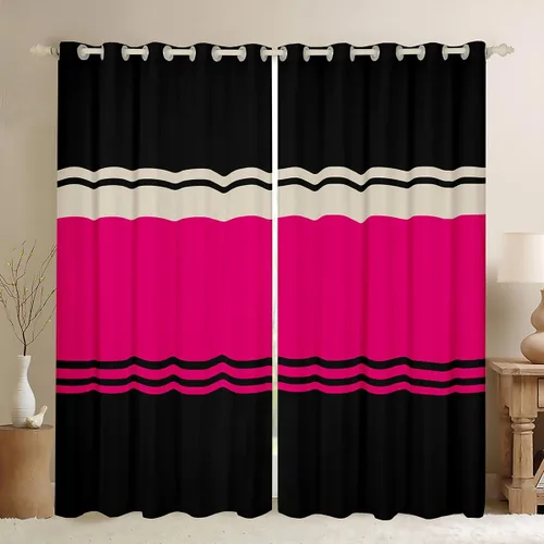 Miniatura 37 de Cortinas opacas de damasco negro para adultos, 30-50 % cortinas barrocas victorianas antiguas de 38 pulgadas de ancho x 54 pulgadas de largo, Multi