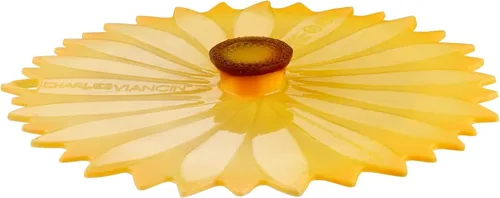 Charles Viancin - Tapa de silicona de girasol para almacenamiento de alimentos y cocinar - 6 pulgadas - Sellado hermético en cualquier superficie