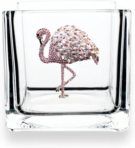 Miniatura 6 de THE QUEENS' JEWELS Bee Jeweled - Jarrón portavelas de 4 x 4, regalo único para mujeres, cumpleaños, lindo, divertido, cóctel, reina, sin pintar