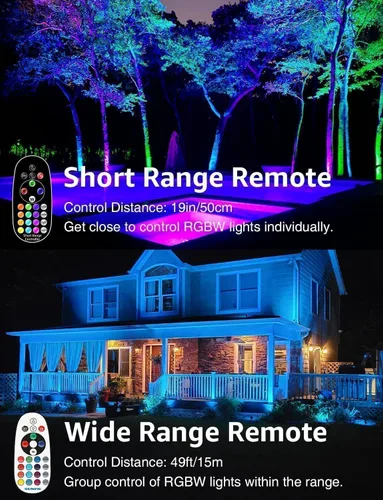 Miniatura 3 de SUNVIE Luces LED de paisaje de bajo voltaje de 12 W con conectores, para exteriores, 12 V, blanco súper cálido (900 LM), impermeables, luces