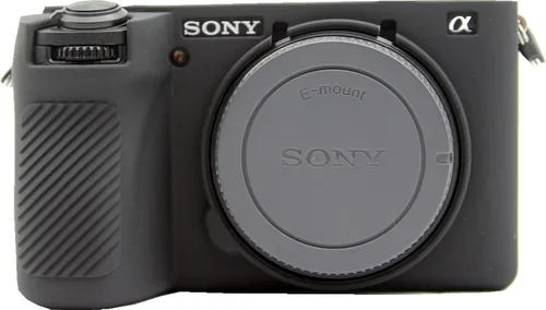 Miniatura 13 de Funda para cámara A6700, funda de silicona delgada y ligera para Sony Alpha A6700 (negro, glaseado)