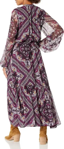 Miniatura 2 de Ramy Brook Vestido largo de manga larga Tabitha para mujer