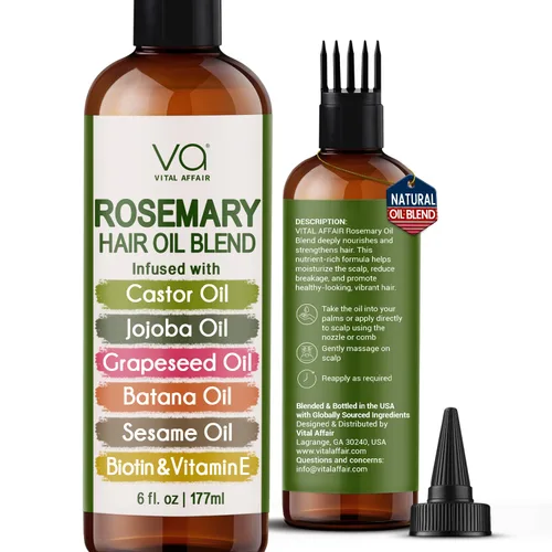 Miniatura 10 de VITAL AFFAIR Aceite de Árbol de Té Para el Cabello Con Jojoba, Ricino, Aceite de Batana - Tratamiento de Árbol de Té Para el Cabello y Cuero